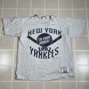 Vtg 1993 Nutmeg New York Yankees Cooperstown Collection The Bronx Bombers Tshirt